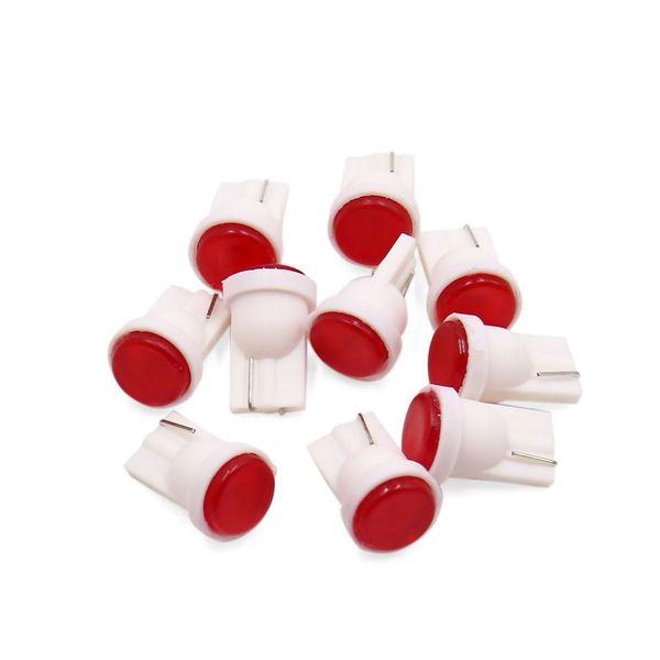 

uxcell 10pcs t10 w5w wedge red cob led car light bulbs interior 192 168 194 dc 12v