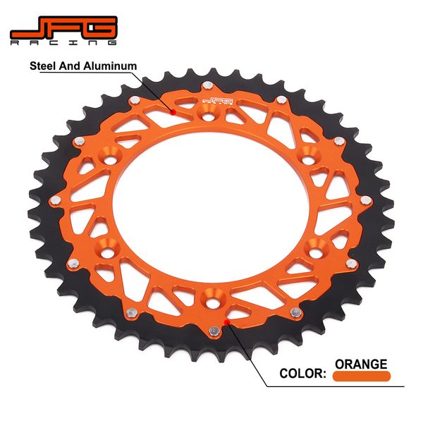 

42t 45t 48t 50t 52t rear chain sprocket for exc sx xc xcw xcf smr sxf xcfw 125 150 200 250 300 350 450 525 530 660 690