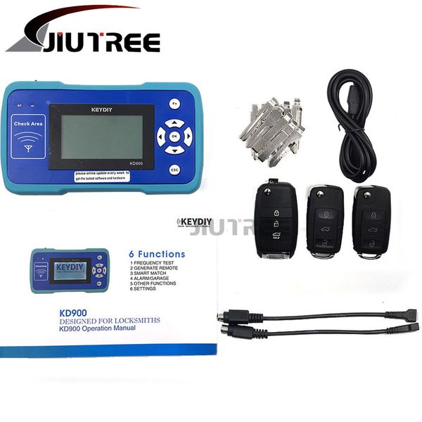 

jiutree keydiy handheld intelligent remote control tool kd900 key programmer support online update