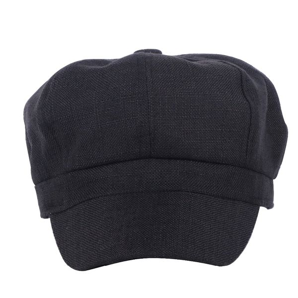 

женская повседневная cowsboy шапка красота восьмиугольные шапки хлопок белье дышащий 54-57 cm девушка женщина красота береты шапки, Blue;gray