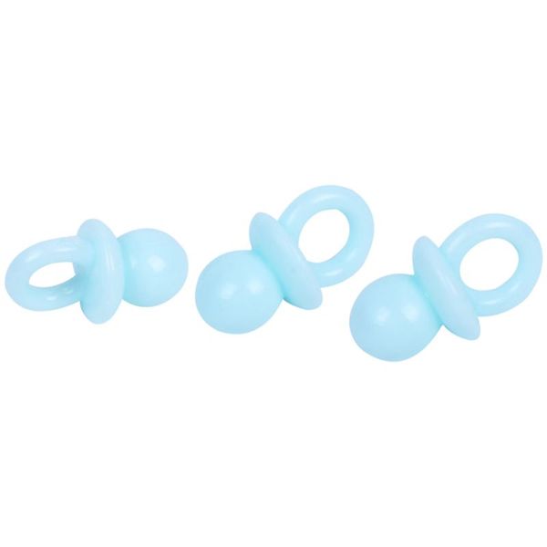 

100pcs baby shower party favours decorations clear mini pacifiers