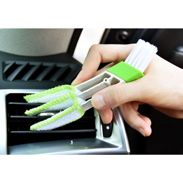 

auto air conditioning outlet cleaning brush dashboard dust brush interior cleaning keyboard blinds car accessories