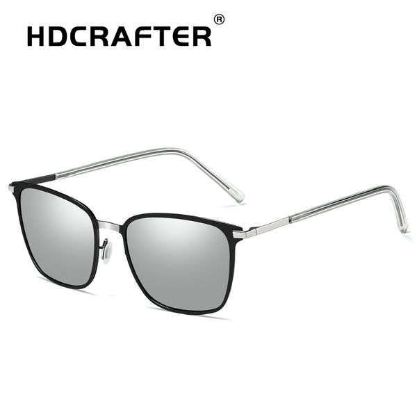 

sunglasses men brand desginer polarized mirrored sun glasses for male driving sunglasses man square eyewear gafas de sol hombres, White;black