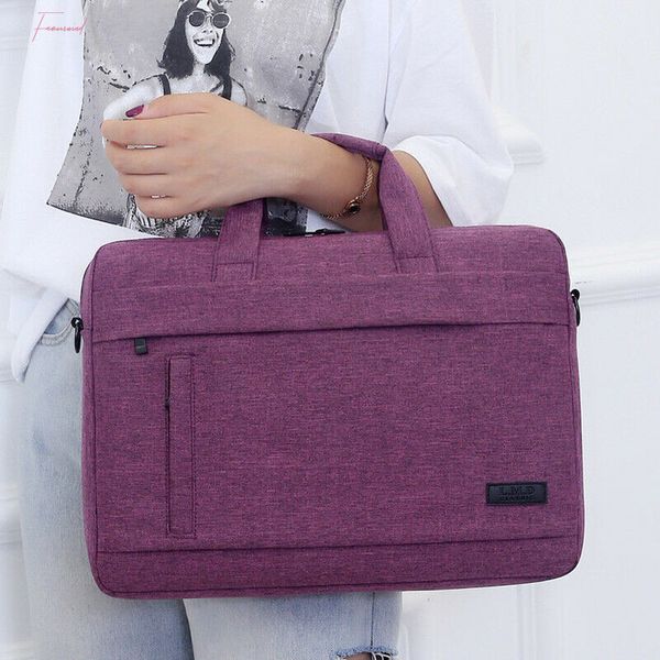 

fashion mens womens universal lapbag travel portable briefcase tote shoulder bag 3 size drop shipping
