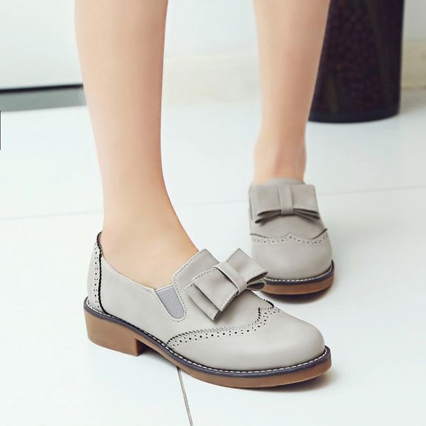 

big size 11 12 13 platform heels women shoes woman pumps ladies butterfly knot square heel with round head and shallow mouth, Black