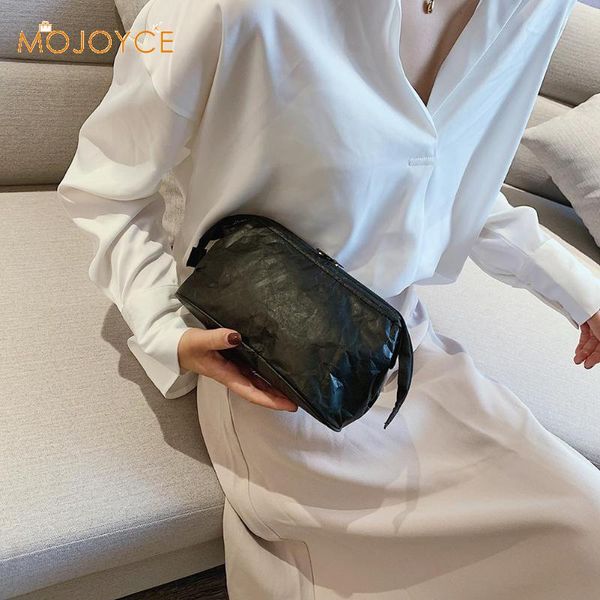 

solid color eco-friendly zipper clutch women money phone pouch makeup bags