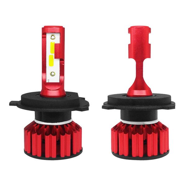 

q6-h4 9003 / hb2 автомобиля led фара лампа 50w ip68 6000k 6000 люмен очень яркое conversion kit / чипсы