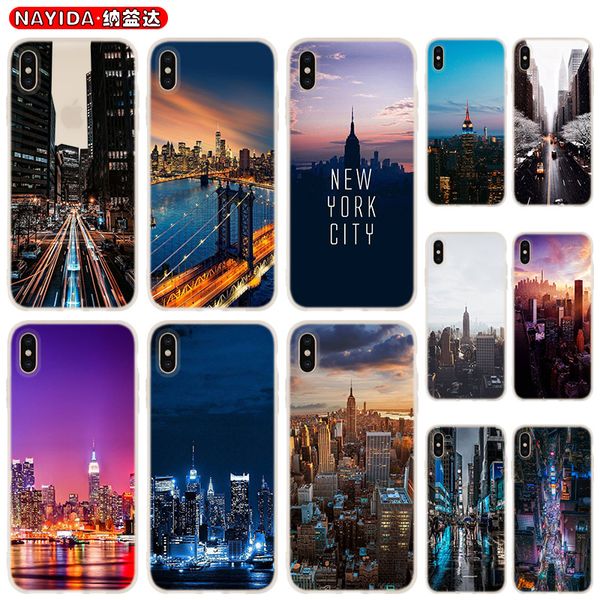 

soft phone case for iphone 11 pro x xr xs max 8 7 6 6s 6plus 5s s10 s11 note 10 plus huawei p30 xiaomi cover nyc new york city