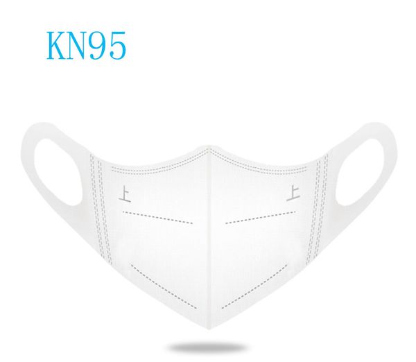

50pcs/setems kn95 mask 3d stereo activated carbon mask filter respirator anti pm2.5 anti smog protect mouth face mask protective without air