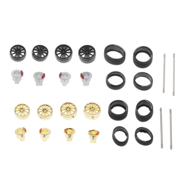 

8pcs 1:64 scale model rubber tire for tomica heels replacement parts
