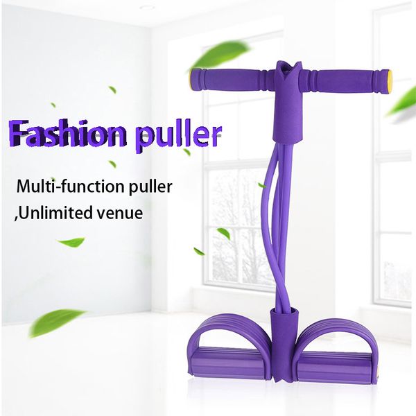 

indoor fitness resistance band fitness equipment stretch sit up pull rope belt exercise pedal ankle puller