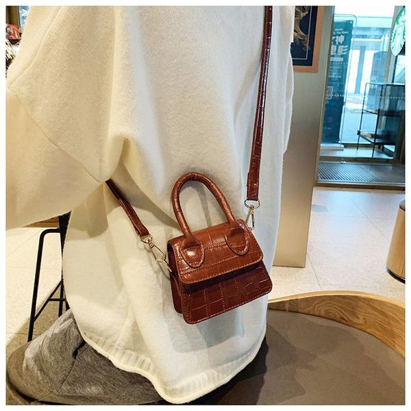 

mini bag women's 2020 korean-style cropped shoulder square sling bag