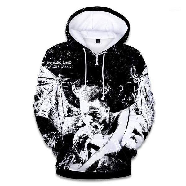 

casual hoomie hoodies xxxtentacion autumn mens designer hoodies fashion lapel neck mens, Black