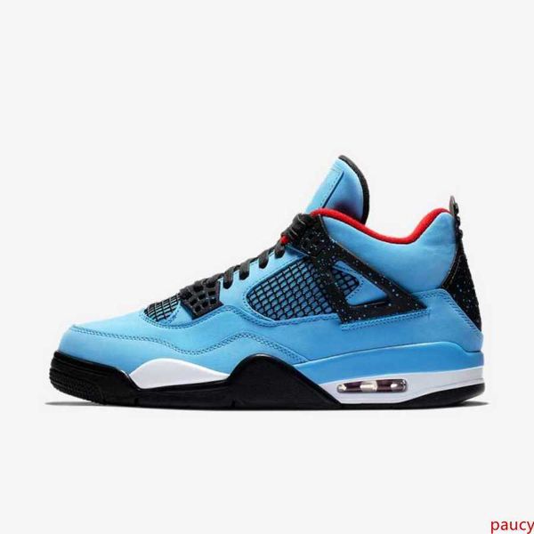 

factory version 4 black blue white with letters basketball shoes mens trainers new designer sneakers with from michael sports