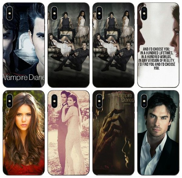 

tongtrade] vampire diaries case for iphone 11 pro max x xs xr 8s 8 7s 7 6 5 samsung s10 lite s10 5g huawei p20 p30 pro htc desire 12 case