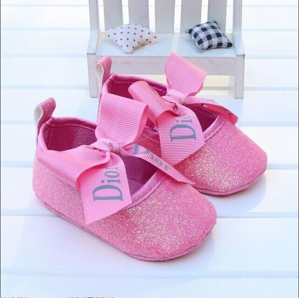 

2019 baby shoes newborn boys girls heart star pattern first walkers kids toddlers lace up pu sneakers 0-18 months