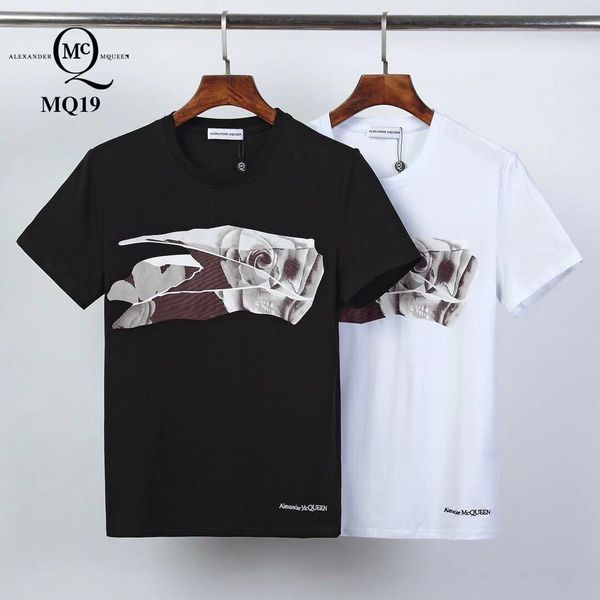 

2020designer paris fans t shirts mens clothing women summer casual t shirts cotton letter fashion short sleeve medusa t shirts07, White;black