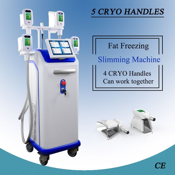 

cryolipolysis fat loss slimming machine fat e cool shaping machine each 4 cryo handles can work together