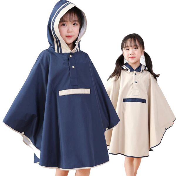 

kids raincoats for girls for waterproof windproof rainwear hat eaves design breathable comfortable poncho raincoat