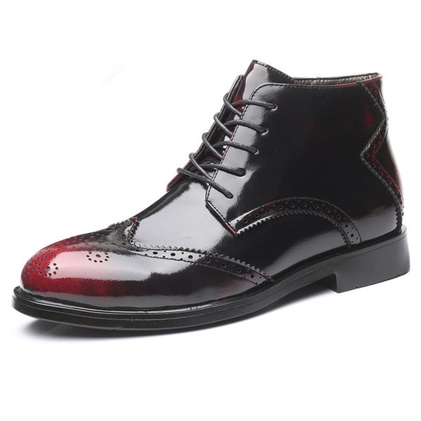 

2019 новй мђжкой лодка обђв мода нађѬална кожа мокаин даие поведневна, Black