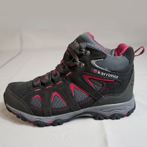 

clearance women hiking shoes ladies non-slip genuine leather waterproof walking trekking shoes girls moutain hiking sneakers, White;red