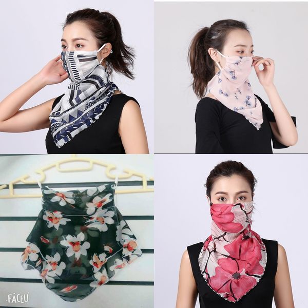 

tvnmi women mask sports magic warmers bandana scarf neck scarf 3d printing outdoor reusable face mouth mask windproof washable, Black