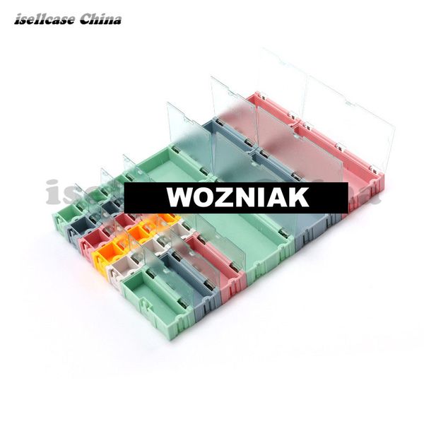 

5pcs/lot component box ic chip motherboard parts box patch can be spliced to remove objects screw tool storage