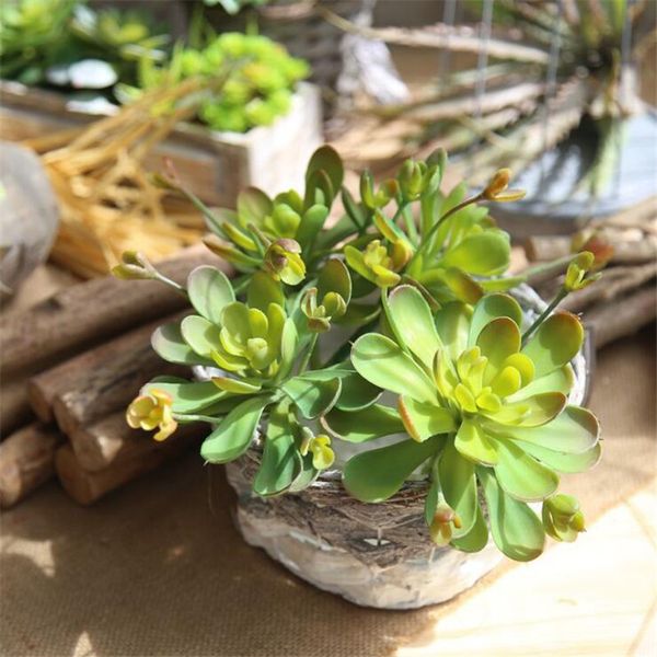 

2pcs artificial succulent, faux succulent,fake succuent, blue lotus fake flower for home gardern diy decoration, office decor