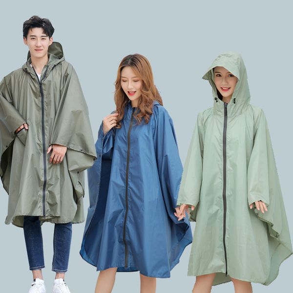 

pvc raincoat women waterproof poncho nylon woman's jackets rain cover cape chuva coat men girls clear raincoats hooded rby038