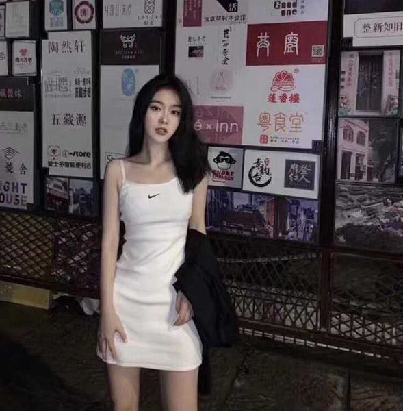 

2020 fashion women designer dresses summer 2020 new arrival brand dresses black and white color size s-l womens dress yf204153, Black;pink