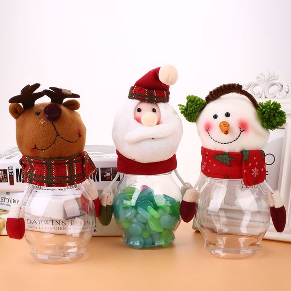

christmas candy sugar box santa elk xmas bottle jar gift container supplies
