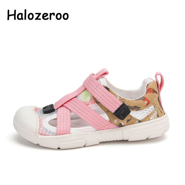 

summer kids beach sandals children mesh sport sandals boys black cut-outs shoes baby girls brand casual sandals soft shoes 2020 t200428, Black;red