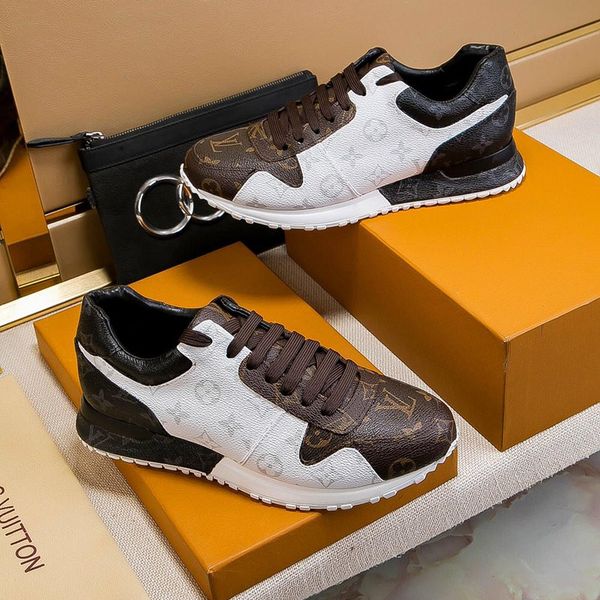

2019 spring and autumn casual sports shoes designer men's leather outdoor sports shoes original box a generation
