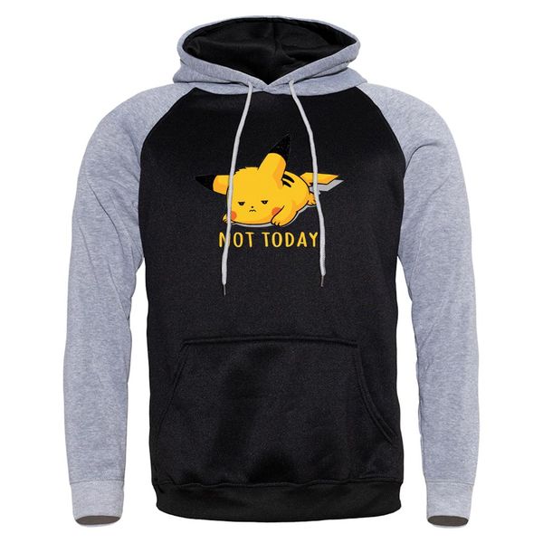 

cute cartoon japan anime printed 2019 new sweatshirts raglan mens hoodies hip hiop autumn winter funny fashion hoodies, Black