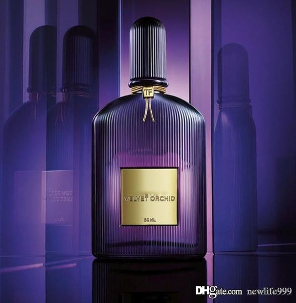 

perfume for women purple orchid fragrance purple glass striped bottle body 100ml3.4fl.oz charm persistent fragrance of postage