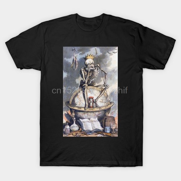 

мужчины тенниска death скелет тенниска женщин тенниски, White;black