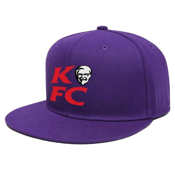 

kfc flat brim baseball cap fitted team trucker hats kfc font logo, Blue;gray