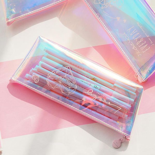 

cute diamond pencil case kawaii pencil pouch creative case for girls gifts back to school office supplies stationery