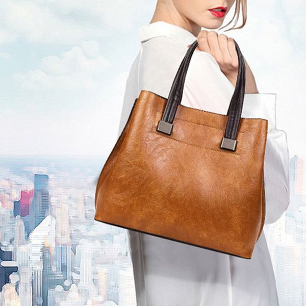 

3pcs/set women ladies leather handbag shoulder bag tote purse messenger satchel crossbody handle bags 517d