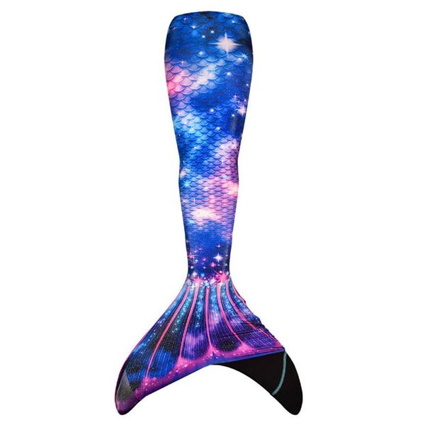 

4-10years little mermaid swimming suit kids halloween party cosplay swimmable mermaid tail bathing suit children swimsuit, Black