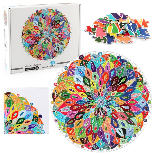 

взрослая декомпрессия сложная художественная головоломка 1000 кусочков бумаги головоломка интеллект творческие игрушки красочные знаменитые