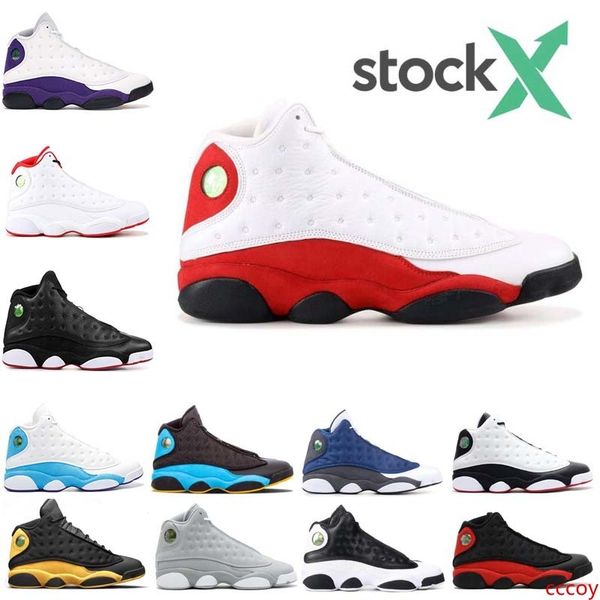 

stock x 13 13s men basketball shoes playoff black cat bred chicago flint island green barons designer trainers sport sneaker 7-13