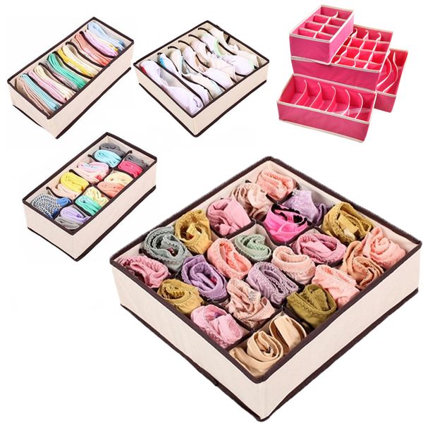 

1set 4 кладного бежева коѬобка дл Ѭанени неканого конейнеѬа кѬкой ка