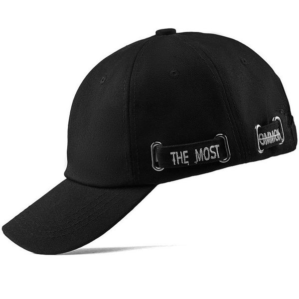 

men baseball cap side letter embroidery male bone snapback hat cotton dad casual hat casquette size adjustable, Blue;gray