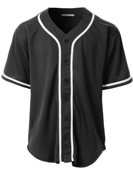 2019 Camo Personalizado Novos Homens Jérsei De Basebol Simples Simples Puro Jerseys Pullover Botão Id 00050 Barato