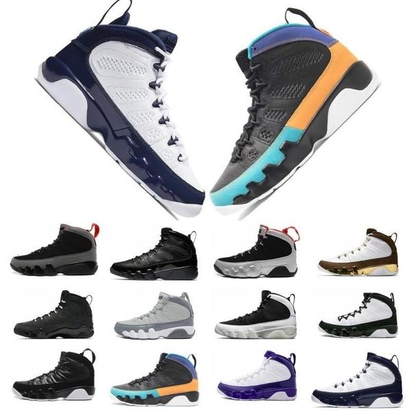 

racer blue citrus 9 ix 9s mens basketball shoes dream it do it unc la oreo bred space jam men sports sneakers