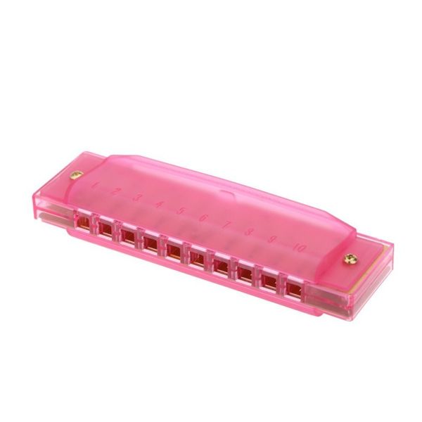 

diatonic harmonica 10 holes blues harp mouth organ key of c reed instrument with case kid musical toy