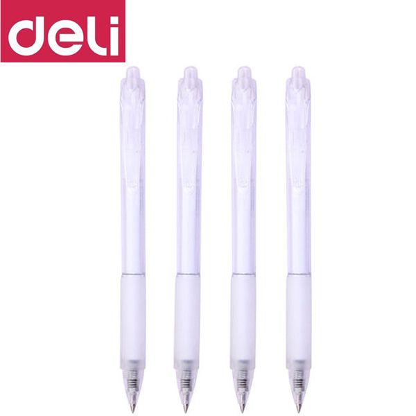 

deli presses the gel pen 12 pcs a057b business office signature pen 0.5mm student exam dedicated water-based writing tool