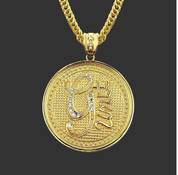 

new european and american fashion trend personality exaggerated hegemonic hip-hop diamond pendant long boutique necklace jewelry, Silver