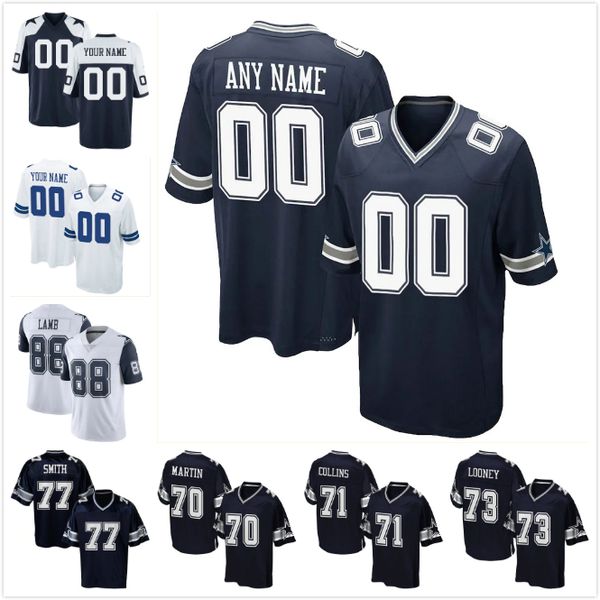 

custom any name men women kids youth limited jersey 73 joe looney 71 la'el collins 77 tyron smith 70 zack martin jerseys, Black;red